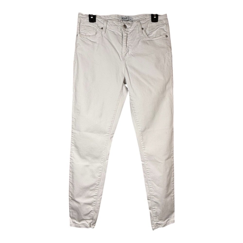 Just Black Denim Classic Optic White Skinny Jeans Size 30
